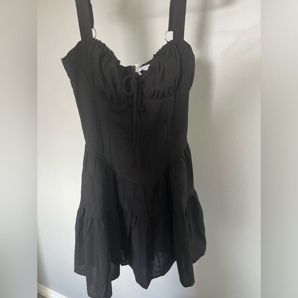 Peppermayo Lucie Linen Black dress - Picture 4 of 5